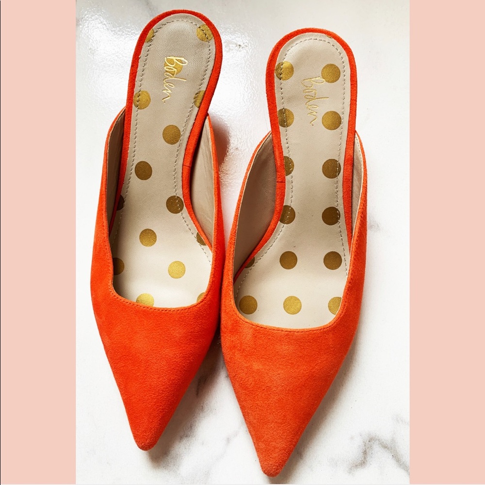 Boden Kitten Heel Mules
